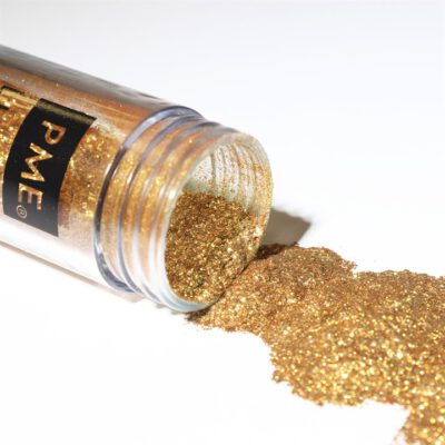 Essbarer Glitzerstaub gold