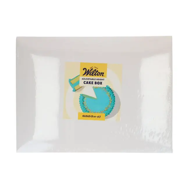 Tortenschachtel verstellbare Höhe 40x30x20-28cm