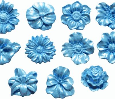 Silikonform Small Flower Set 1