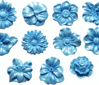 Silikonform Small Flower Set 1