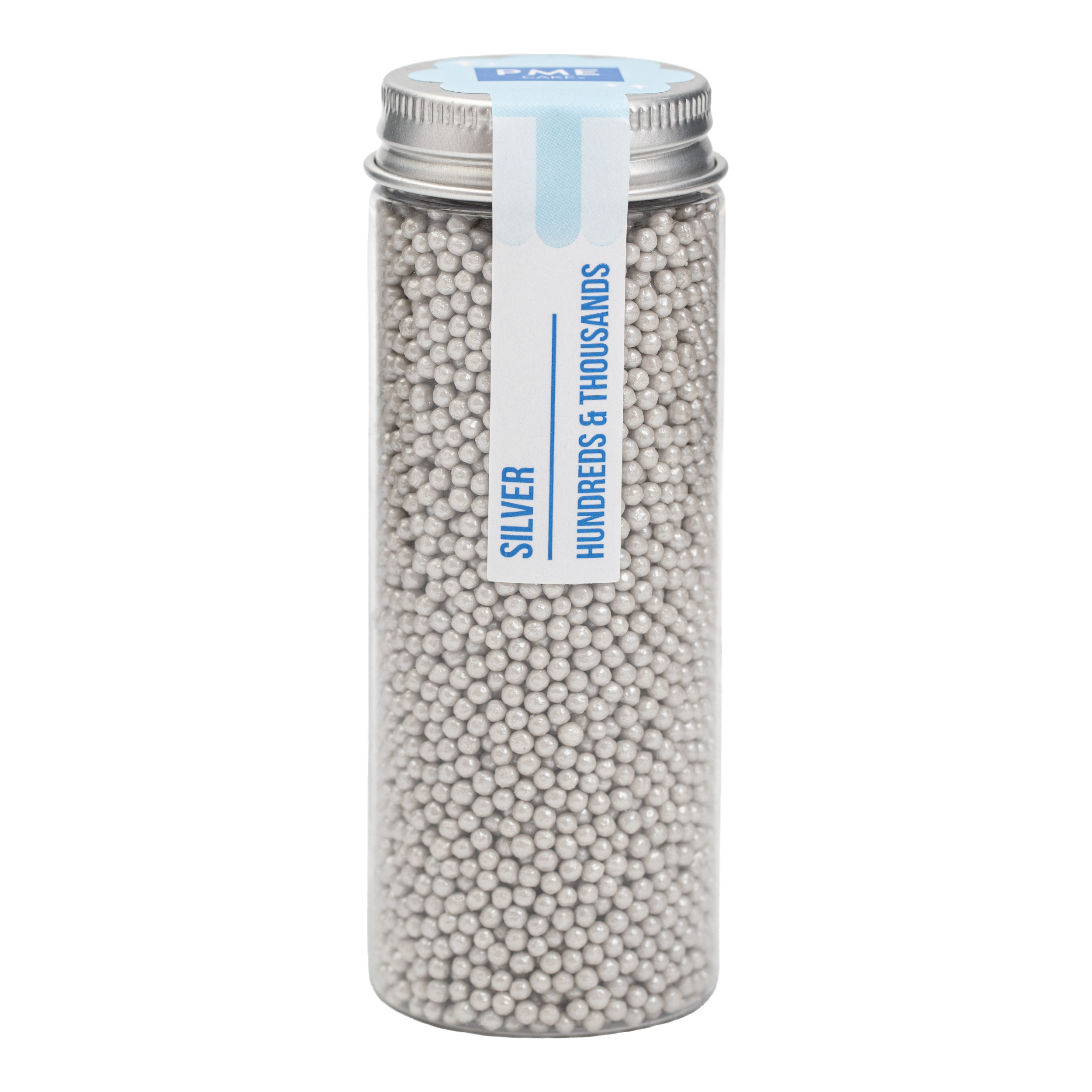 Zuckerstreusel Nonpareil Silber 86g