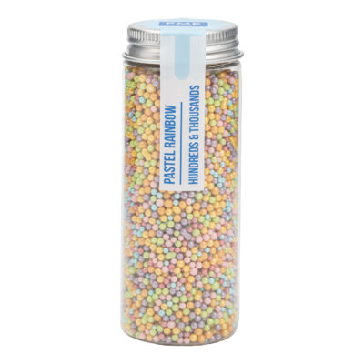 Zuckerstreusel Nonpareil Regenbogen pastel 86g