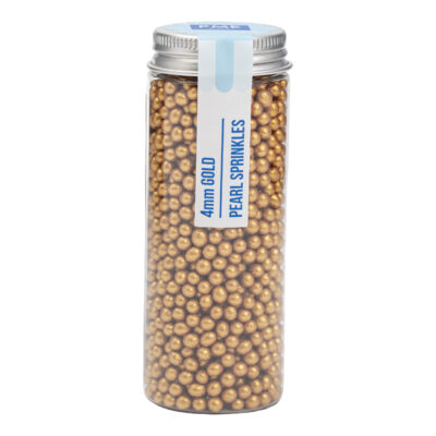 Zuckerperlen gold 4mm 74g
