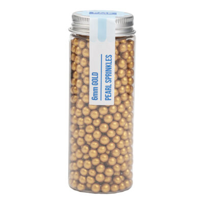 Zuckerperlen gold 6mm 60g