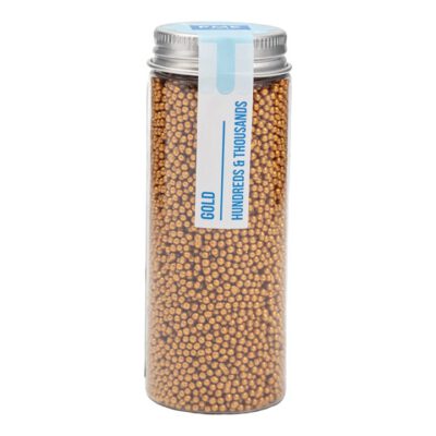 Zuckerstreusel Nonpareil gold 86g