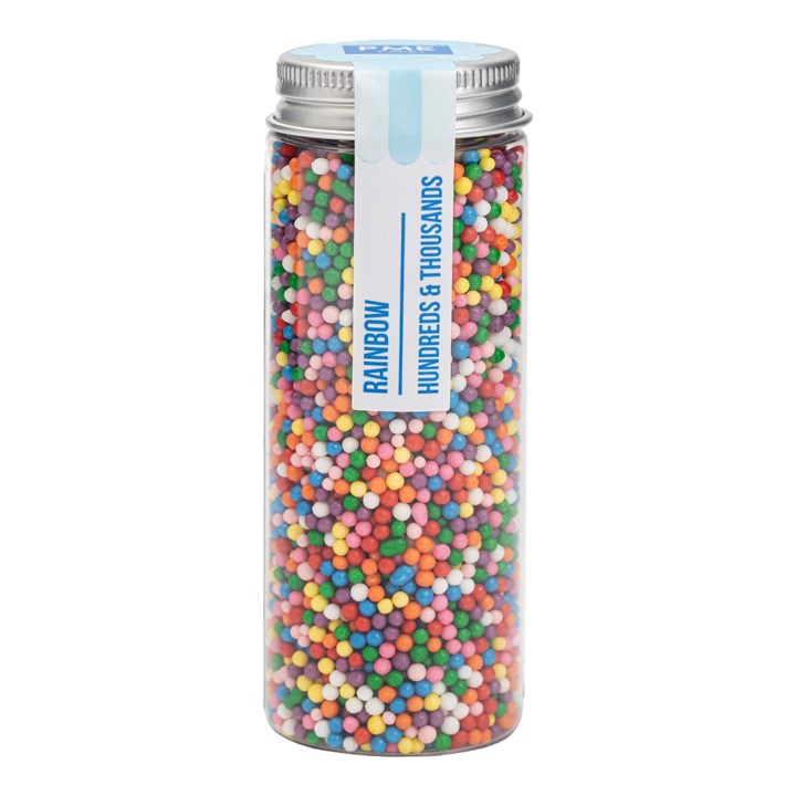 Zuckerstreusel Nonpareil Regenbogen 86g