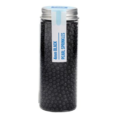 Zuckerperlen schwarz 4mm 74g