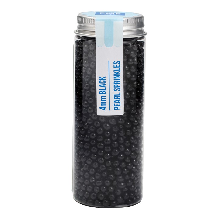 Zuckerperlen schwarz 4mm 74g