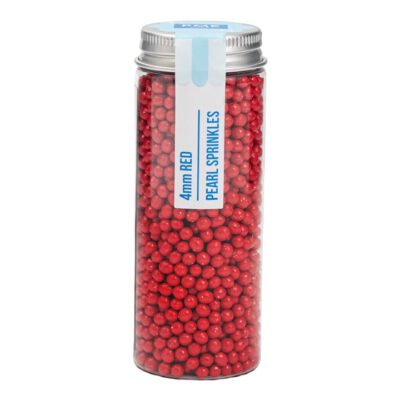 Zuckerperlen rot 4mm 74g