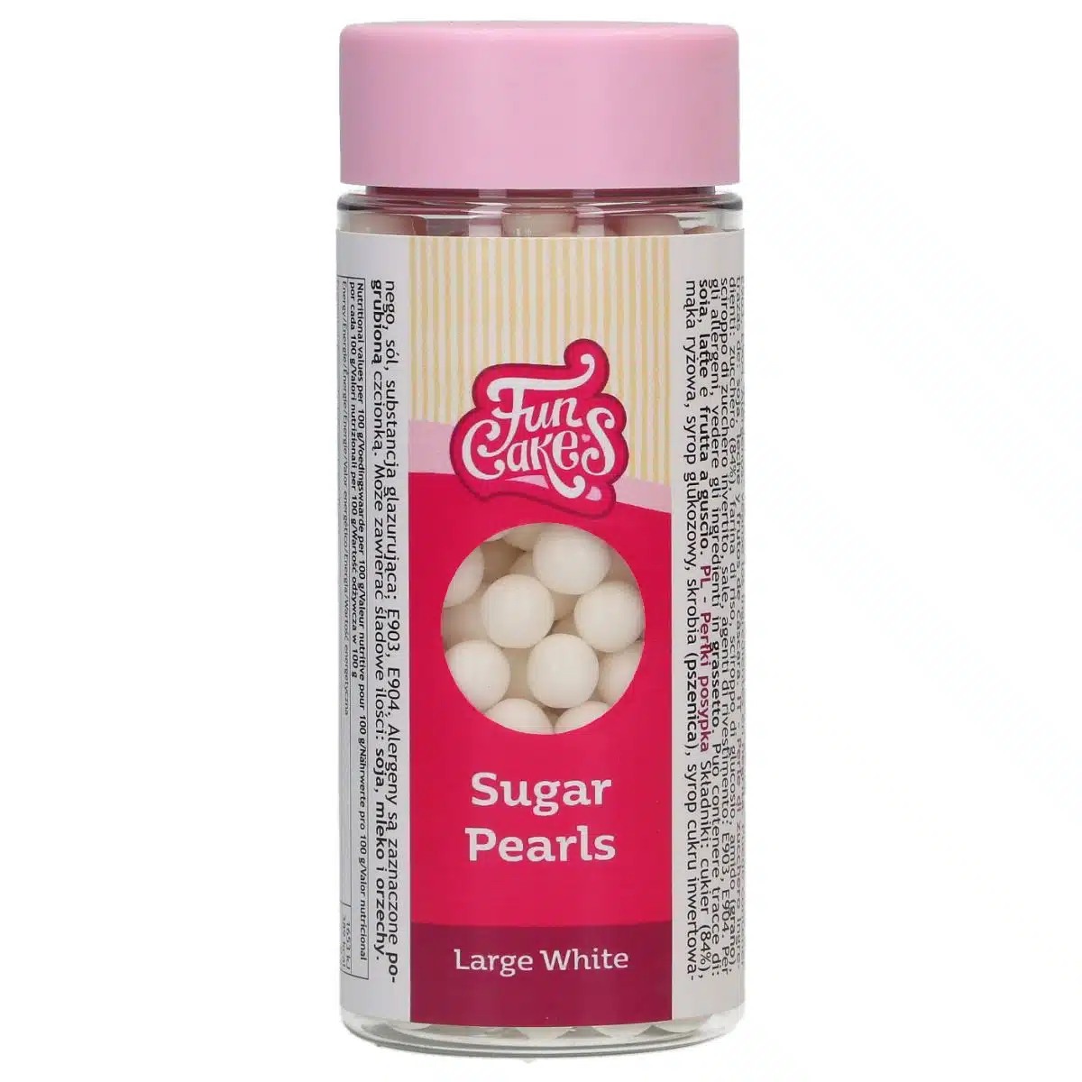 Zuckerperlen large weiß 70g