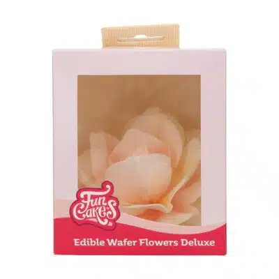 Deluxe Rose Pastella gelb/orange Oblate 1Stk.