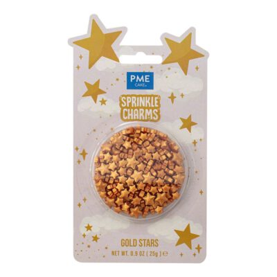 Goldene Sterne Streusel